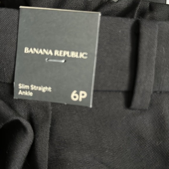 NWT! Banana Republic Black Siena Slim Wool Ankle Pant - Multiple Sizes🧡 - Picture 15 of 16